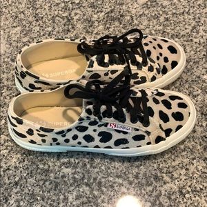 (EUC) Superga “Cotu” cheetah print sneakers